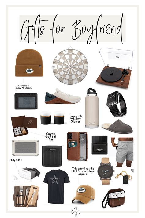best gift list for boyfriend